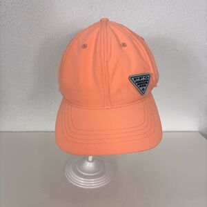 Columbia Neon Orange PFG Baseball Hat Adjustable Unisex